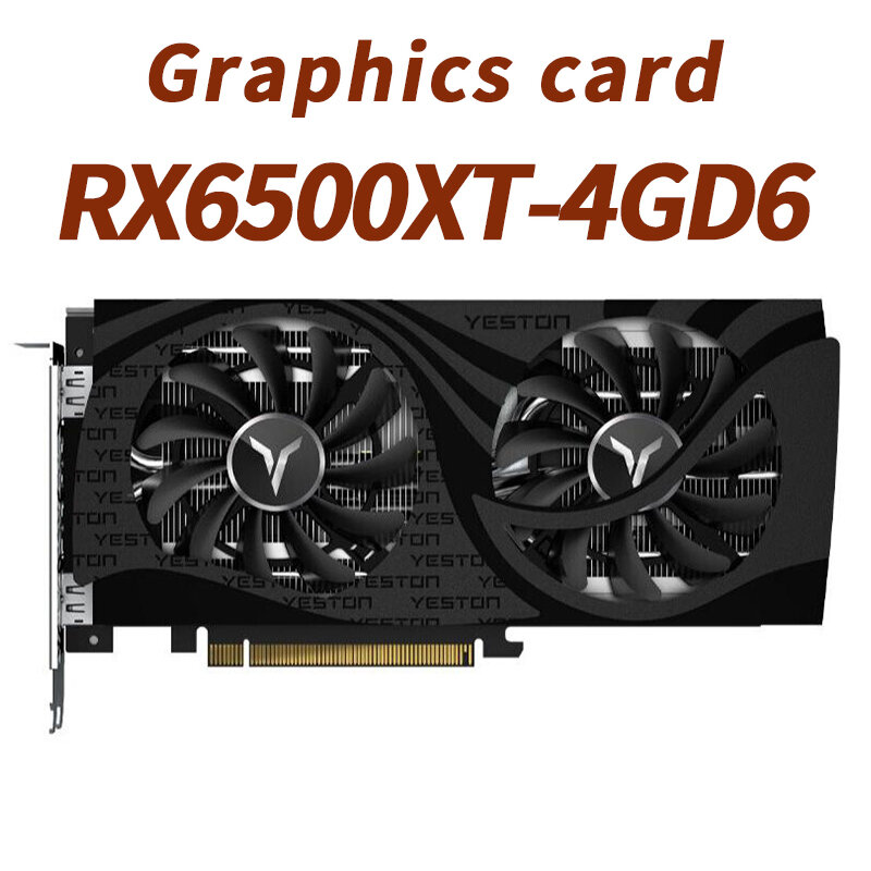 RX6500XT-4G D6 for YESTON Graphics card Video Card placa de video