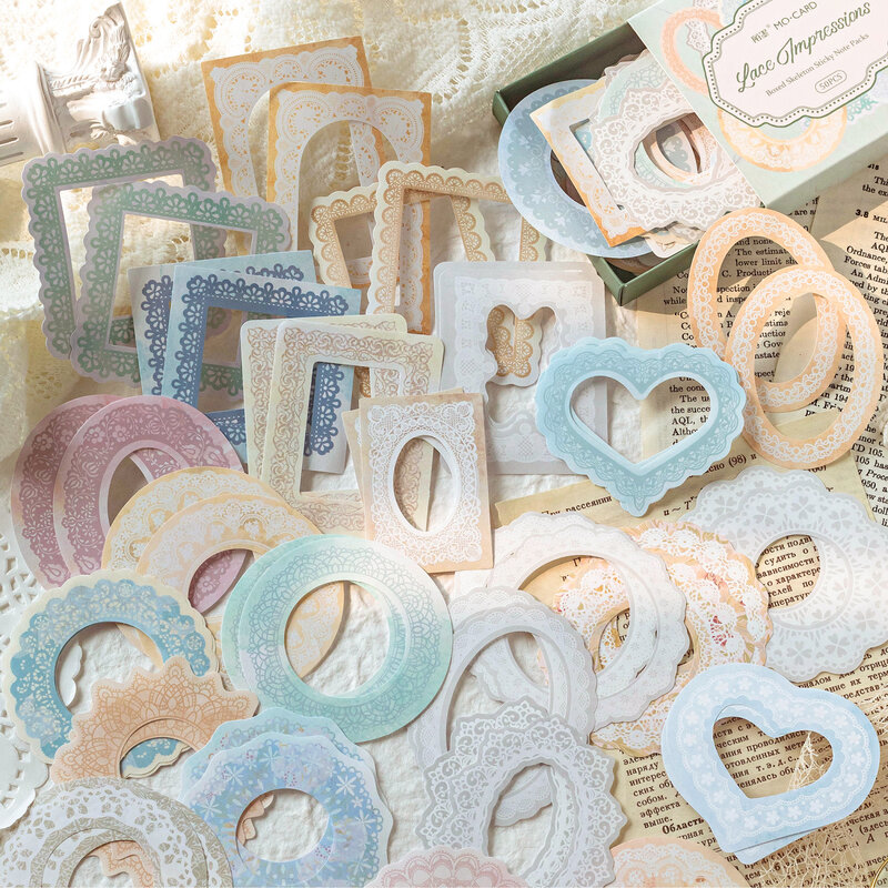6Packs/Lot Collage Verbeelding Serie Retroy Creatieve Decoratie Diy Papier Memo Pad