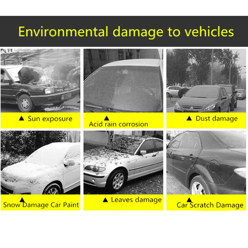 Housse de Protection complète pour voiture, pare-soleil, anti-poussière, pour hayon, berline, SUV