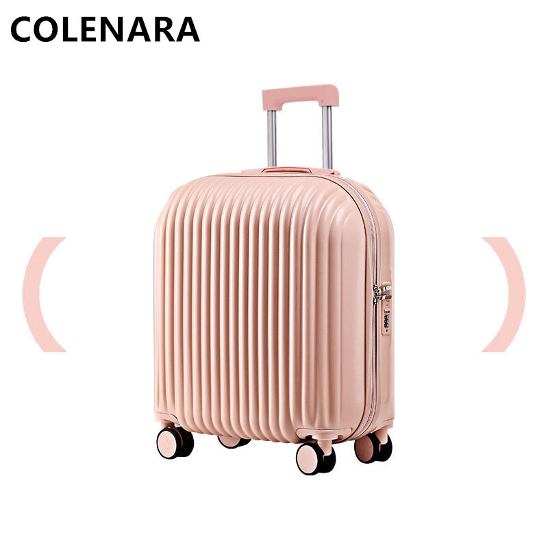 Colenara-超軽量の荷物キャビン、小さなトロリーケース、女性のパスワードボードボックス、ユニバーサルホイール、ローリングスーツケース、20インチ、24インチ