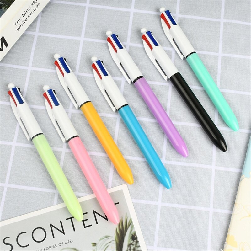 5 sztuk długopis wielokolorowy 4 kolorowe w 1 chowane długopis wielokolorowy do nagrody w klasie dzieci