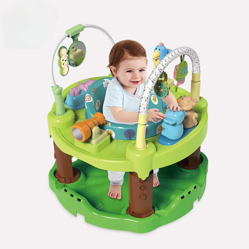 Baby Bouncer Jumper Chair, Walkers multifuncionais com brinquedos de plástico, 4 em 1