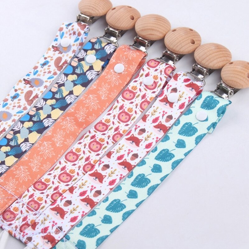 Cotton Rope Pacifier Clip for Baby Teether Hanging Rope Nipple Chain Soother Newborns Essential Infant Product