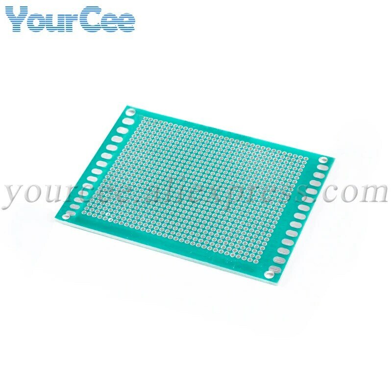 Prototipo de PCB de doble cara, placa de circuito impreso Universal de 2,0 MM, 6x8CM, diy, Protoboard, 60x80mm