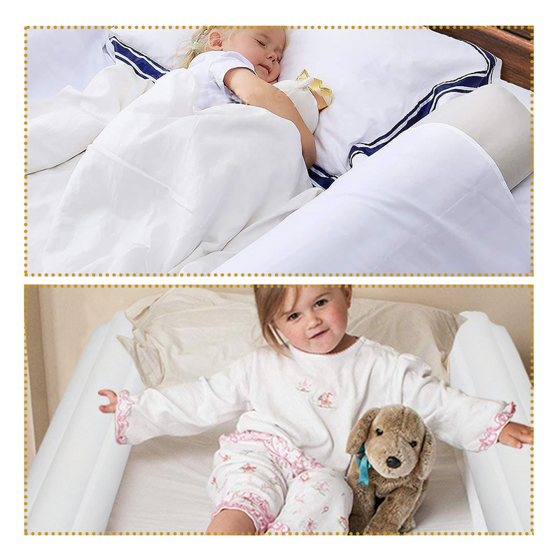 Berço Bumper para Baby Bed, Berço Cerca Tubos, Protetor de Colchão Orgânico, Anti-Colisão PVC Trilhos Berço, 2 pcs