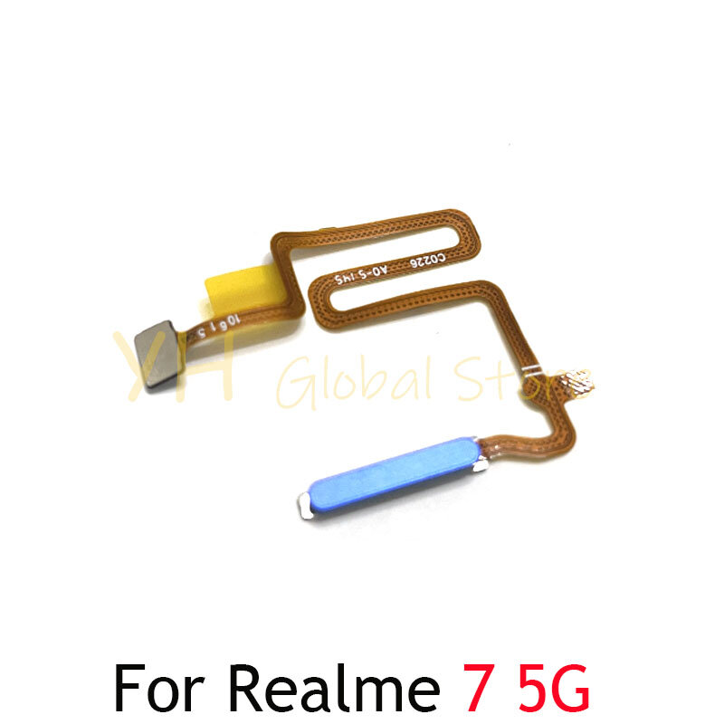 For OPPO Realme 6 / 6 Pro / 7 / 7i Fingerprint Reader Touch ID Sensor Return Key Home Button Flex Cable Repair Parts