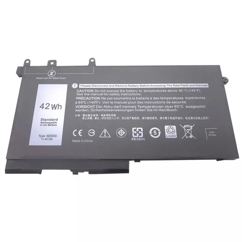 LMDTK New 3DDDG 11.4V 42WH Laptop Battery For Dell Latitude 5280 5288 5480 5580 5490 5590 5491 5591 5495 5488 M3520 M3530 Series