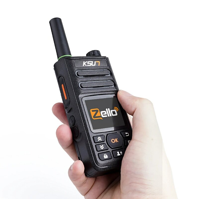 Ksut ZL18 zello walkie talkie 4G ซิมการ์ด WiFi โทรศัพท์มือถือวิทยุระยะไกล100ไมล์ GPS มืออาชีพ pwaloc Talkie