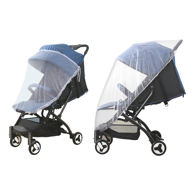 Draagbare Klamboe Baby Klamboe voor Kinderwagen Baby Carriers Autostoeltjes Universele Insectennet voor Baby's Wandelwagen