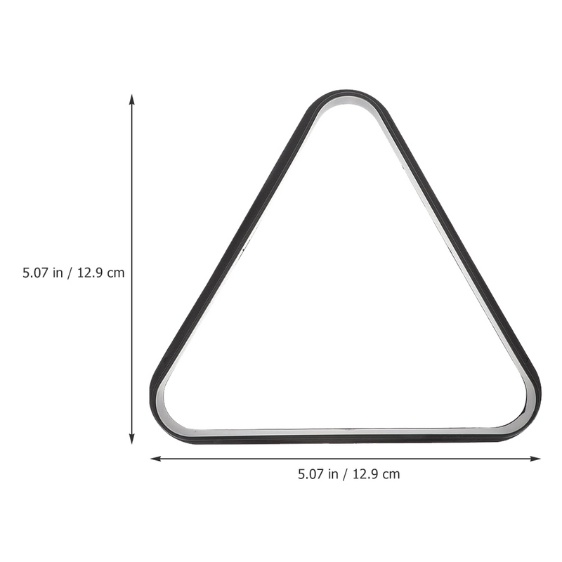 Mini triângulo Pool Rack para bola de bilhar Diamond Table Holder, posicionamento Rack, piscina em miniatura