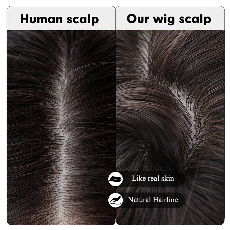 Черные прямые синтетические парики ALAN EATON с челкой, средней длины, натуральный черный парик для азиатских девушек, женщин, ежедневная термостойкость