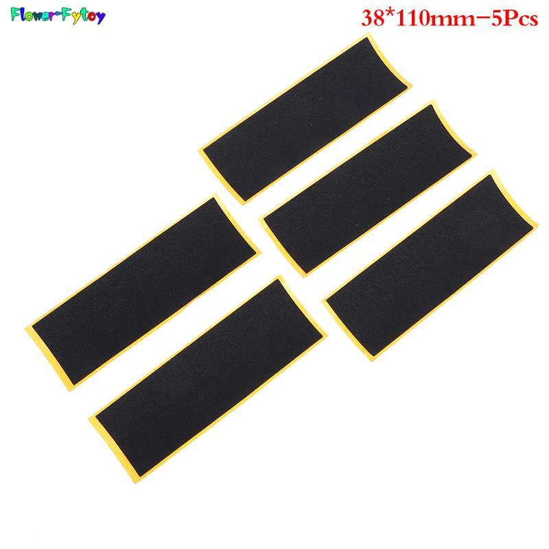 5Pcs Black Fingerboard Deck adesivi con nastro non tagliato adesivi con nastro adesivo in schiuma nera novità regalo di natale per bambini