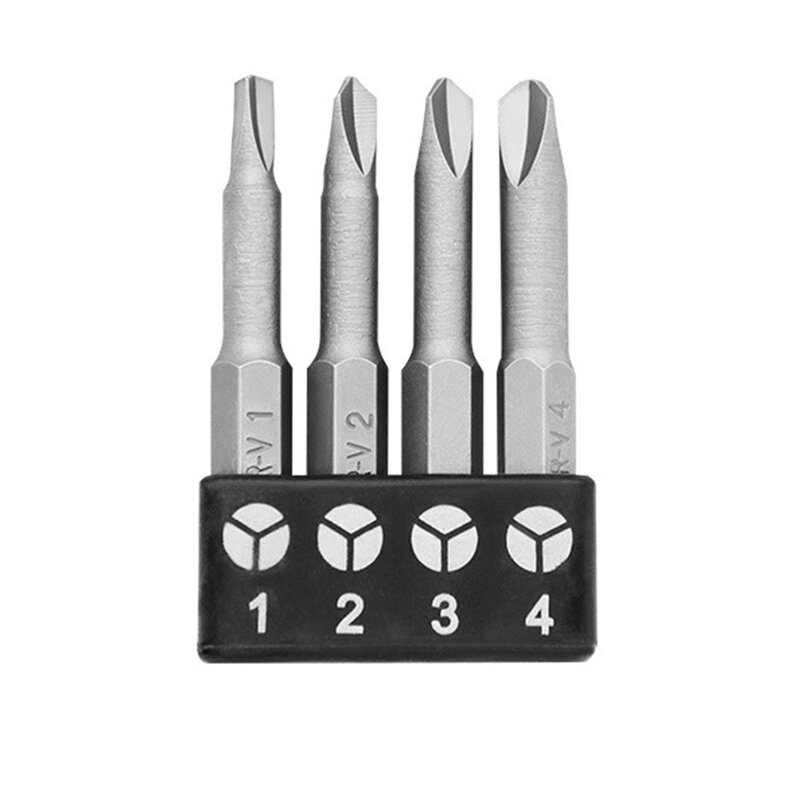 Brand New Screwdriver Bit Special-shaped 50mm Length 6.35mm（1/4inch）handle ABS + Metal Three Points Y Type/U Type