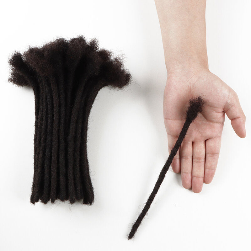 Orientfashion Factory 10A klasy piękne style dredy szydełka Remy 0.8cm grubości ludzkich włosów dredy rozszerzenia