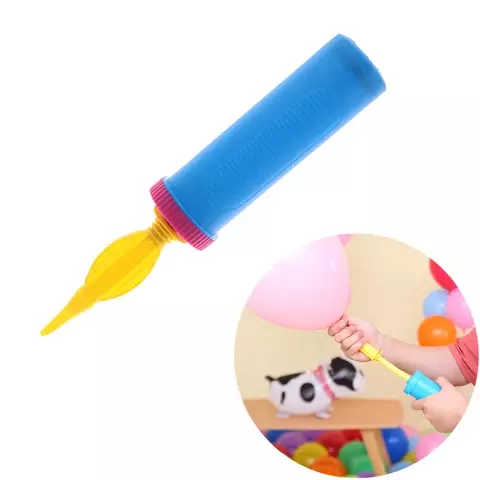 Pompa balon, 1/2 buah Aksesori Balon pompa udara kaki/tangan untuk mainan tiup balon lateks perlengkapan pesta ulang tahun