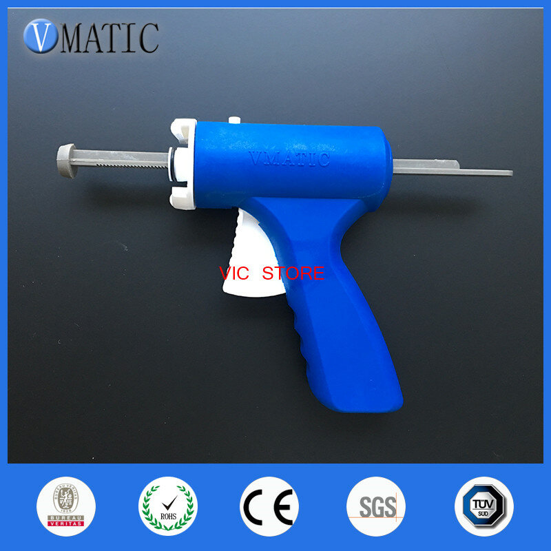 Free Shipping 10cc/ml Syringe Gun Epoxy Caulking Adhesive Gun Liquid Glue Gun Dispense Gun With Dispense Needle & Syringe Barrel