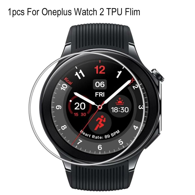 1 Stuks Voor Oneplus Horloge 2 Tpu Flim Beschermende Film Voor Horloge X/Oneplus Horloge 2 Scherm Schermbeschermer Cover J3f5
