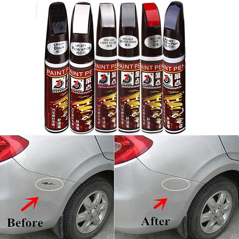 Pluma de pintura para coche, herramienta duradera no tóxica, eliminador de arañazos, aplicador