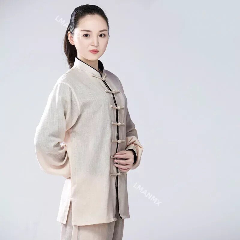남녀공용 태극권 유니폼, 하이 퀄리티 우슈 쿵푸 의상, 중국 전통 세트, 성인 무술, 오리엔탈 의상