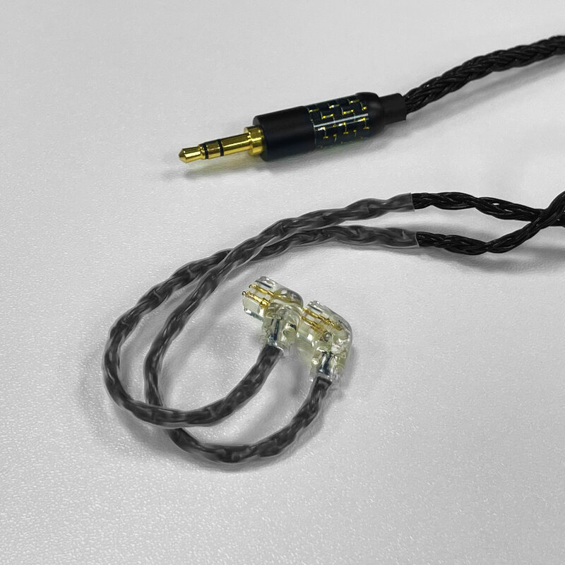 ND-cable Chapado en plata de dieciséis hilos para auriculares, cable de equilibrio 3,5, grado de fiebre 2,5, cable de equilibrio 4,4, cable de actualización 2pin0.75, KZ CCA