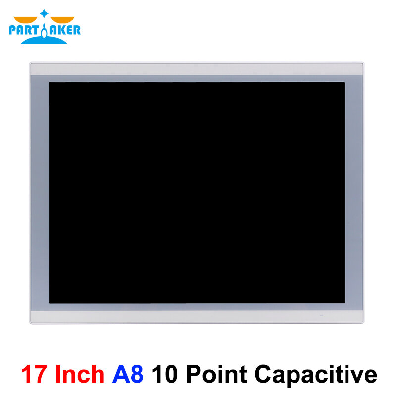 Partaker 17 Inci Panel Industri All In One PC Mini Computer Capacitive Touch dengan Core I3 I5 I7 J1900 RS232 Com Windows 7/10