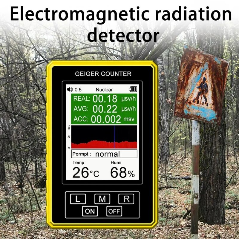 XR3 Pro BR-9C Geiger Detector 4 In 1 Betas Gamma X-rays Personal Dosimeter Marble Detectors Ensure Safety For Family Life
