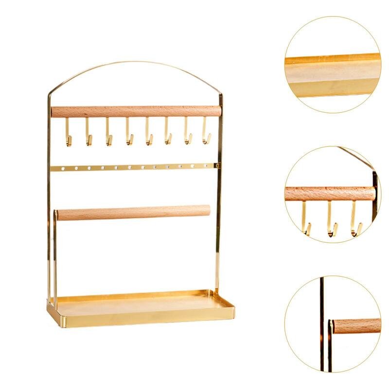 Earring Hanger Rack,Necklace Holder Jewelry Tower Rings Multifunctional Jewelry Display Stand Storage Organizer for Shop Home
