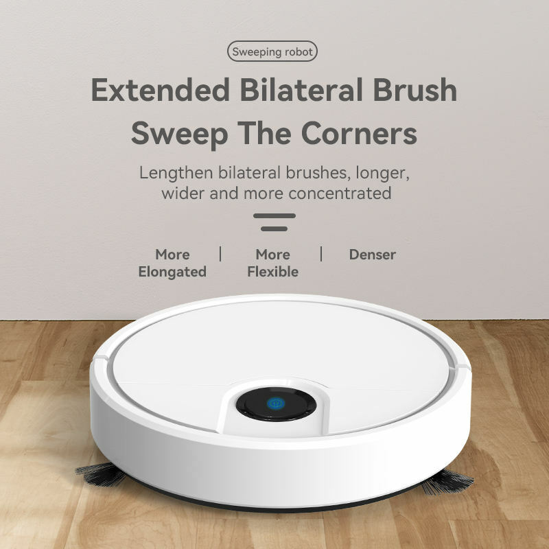 Xiaomi penyedot debu Robot nirkabel 3-in-1, penyedot debu otomatis menyapu basah dan kering Ultra tipis, mesin pembersih cerdas mengepel untuk rumah