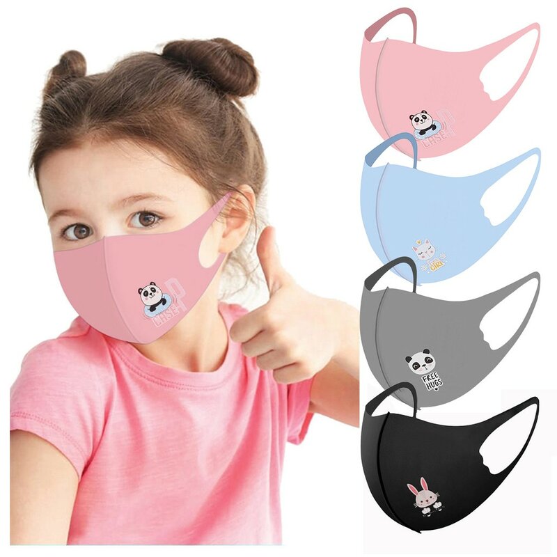 1pc Essential Comfortable Mask For Long-Distance Travel Adult Washable Reusable Cute Cartoon Animals Outdoor Face Nose Cover