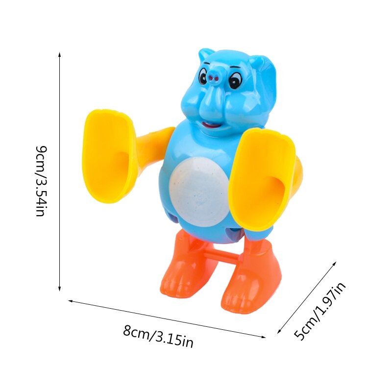 Mechaniczna zabawka kształcie zwierzątka likwidacja wiosennej zabawki dla dziecka nauka edukacyjna dziecko mała motoryka
