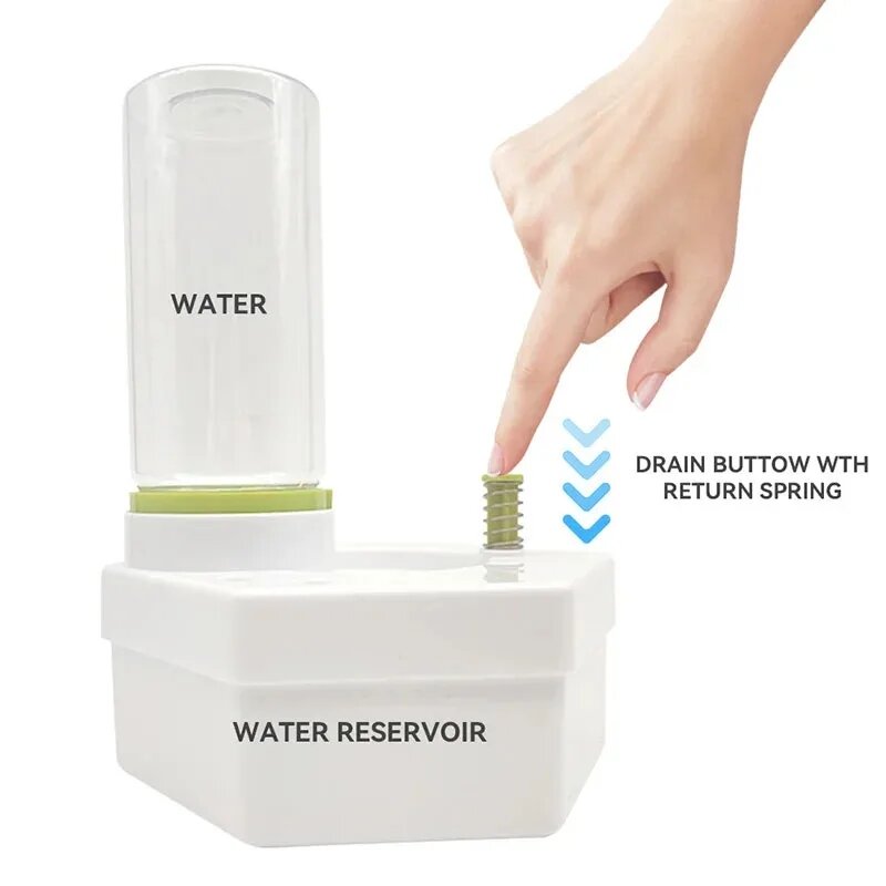 Pinsel reiniger automatische Wasser zirkulation Pinsel reinigungs maschine wassers pa render Pinsel wäscher mit Ablauf knopf