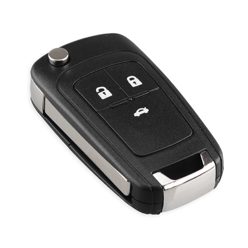 KEYYOU-funda plegable para llave de coche, carcasa para mando a distancia para Chevrolet Cruze Epica Lova Camaro Impala Aveo 2010, 2011, 2012, 2013, hoja HU100
