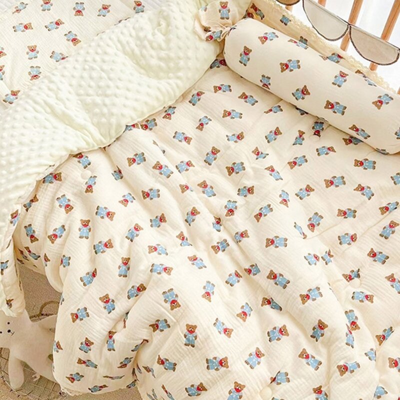 Selimut Bayi Bedong Bungkus Selimut Tidur Hangat untuk Bayi Laki-laki Perempuan Musim Gugur Musim Dingin