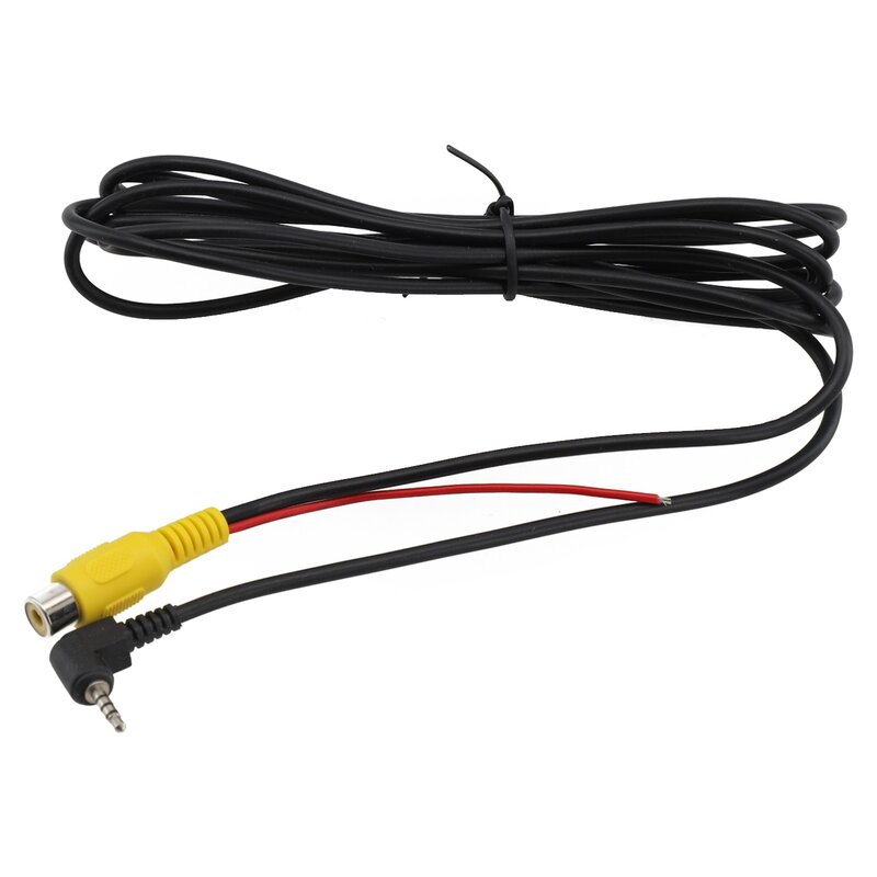 Video Cable For GPS Navigator RCA To 2.5mm AV Converter Cable Car Rear View Reverse Parking Camera To Car DVR