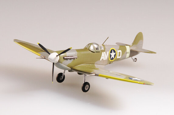 Easymodel 37215 1/72 wwi USAAF 355 Squadro Spitfire Fighter zmontowany gotowy wojskowy statyczny plastikowy kolekcja modeli lub prezent