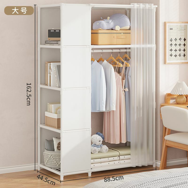 Новый складной многоярусный шкаф, домашний пылезащитный шкаф, простая сборка, «сделай сам», шкаф для хранения, шкаф для спальни, открытый шкаф для хранения