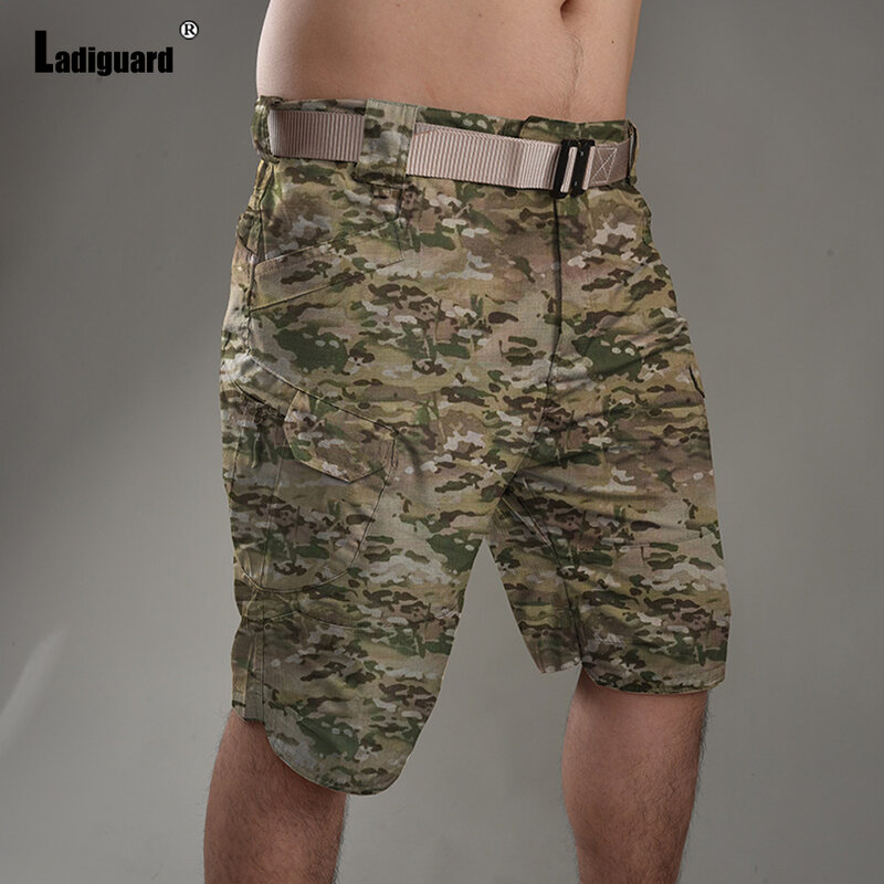 Pantalones cortos con bolsillos para hombre, ropa de playa informal, ajustados, talla grande 6xl, verano europeo, 2021