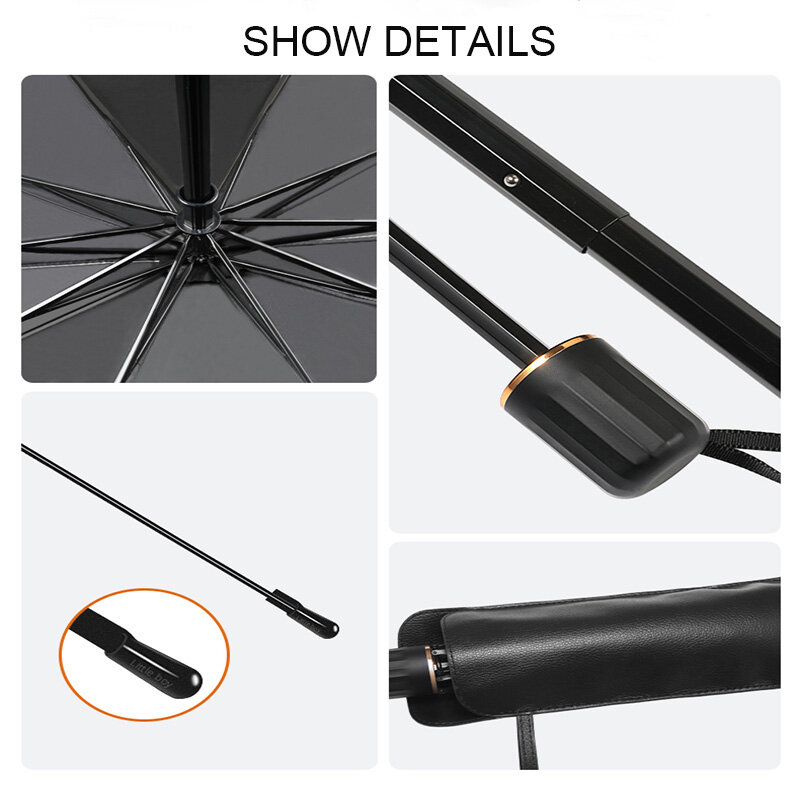 Parasol delantero para coche, sombrilla antiescaldadura, aislamiento térmico, paraguas, parabrisas, protección solar, Suv, S/l