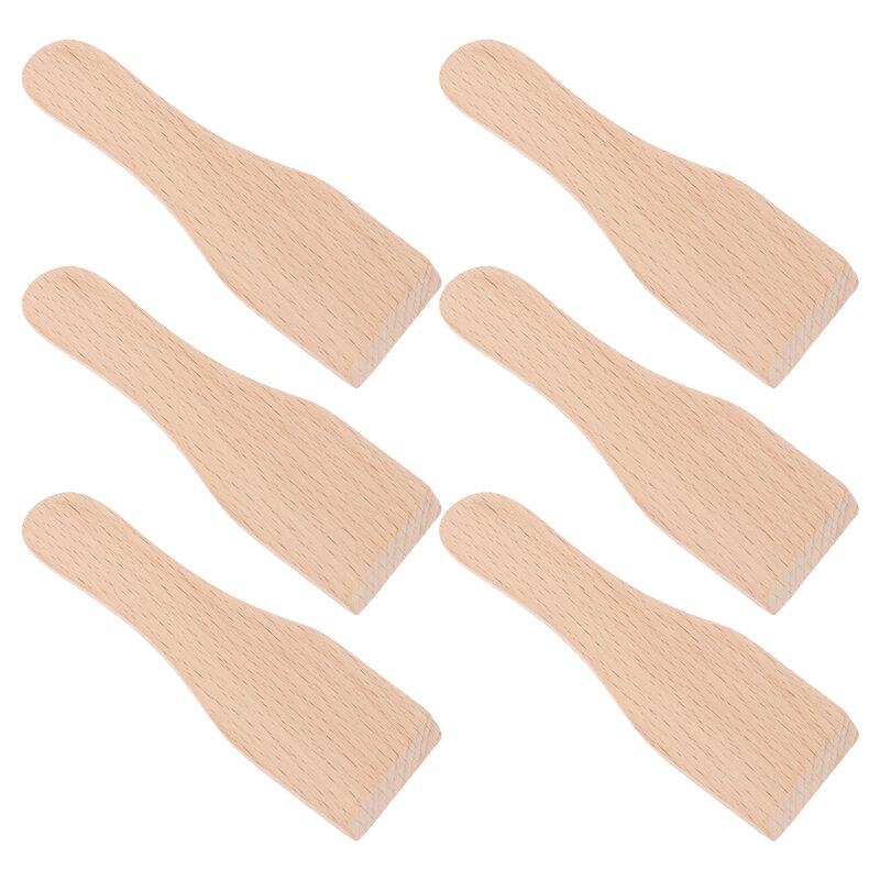 6 шт., деревянные лопатки для нанесения масла