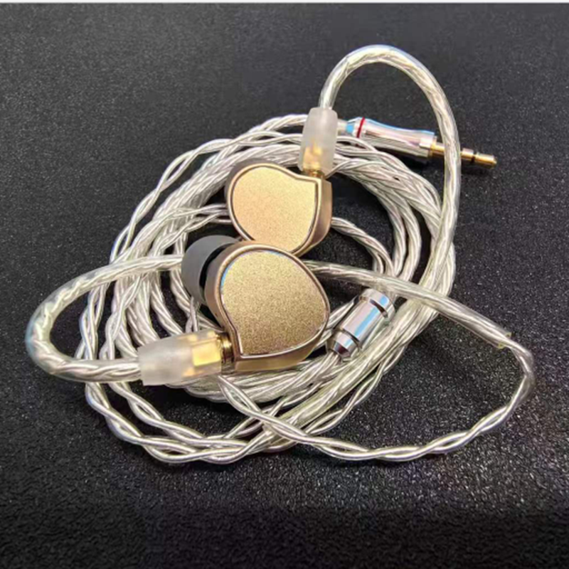 XINHS Great God Circle Wired Headphones Carbon Nanotube DLC Diamond Diaphragm Tesla Magnetic Circuit Voice Coil Dual Cavity Spea