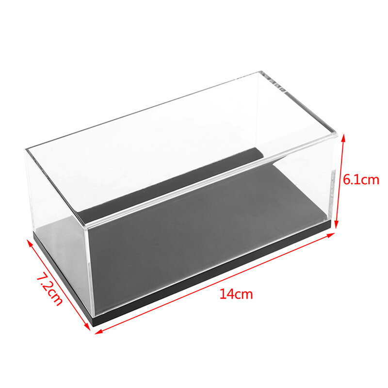 New 1PC Acrylic Scale 1:43 Transparent Acrylic Hard Cover Case Display Box For Car Model Figure Collectible Miniature