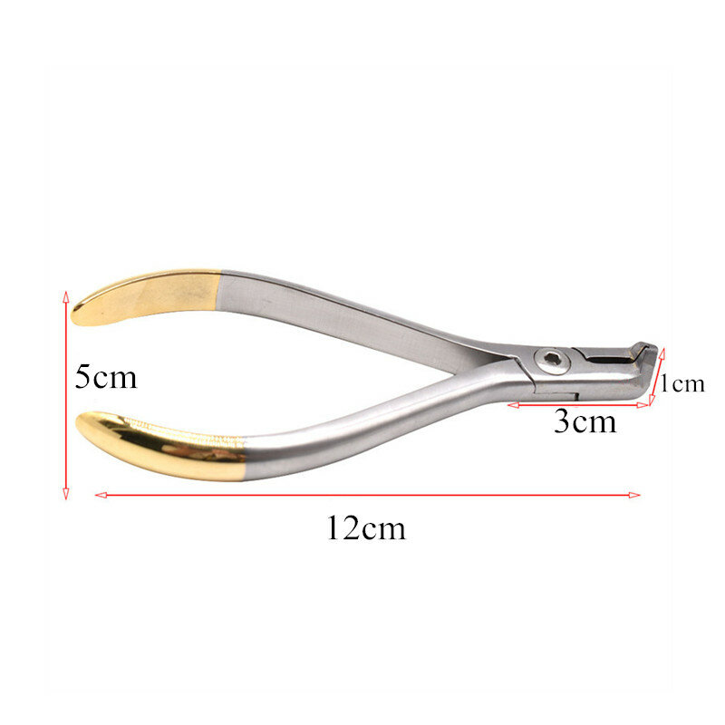 Pinze per legature dentali per fili ortodontici e elastici dentista in acciaio inossidabile strumento per pinze per tagliafili sottili
