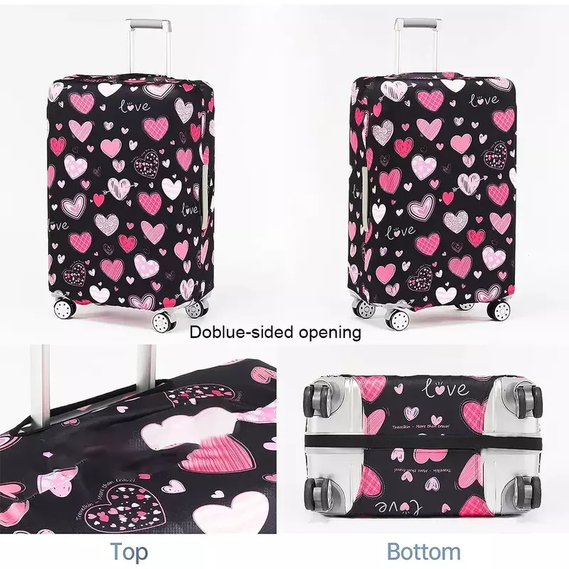 กระเป๋าเดินทางขนาด18-32นิ้วอุปกรณ์คลุมกระเป๋าเดินทางซักได้ป้องกันรอยขีดข่วนอุปกรณ์เสริมสำหรับกระเป๋าเดินทาง