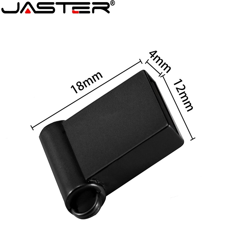 JASTER USB 2.0  64GB Delicate Metal  Flash Drive16GB 32GB  Pendrive   Memory Stick Marry Gift Free Custom Logo Gifts Key Chain