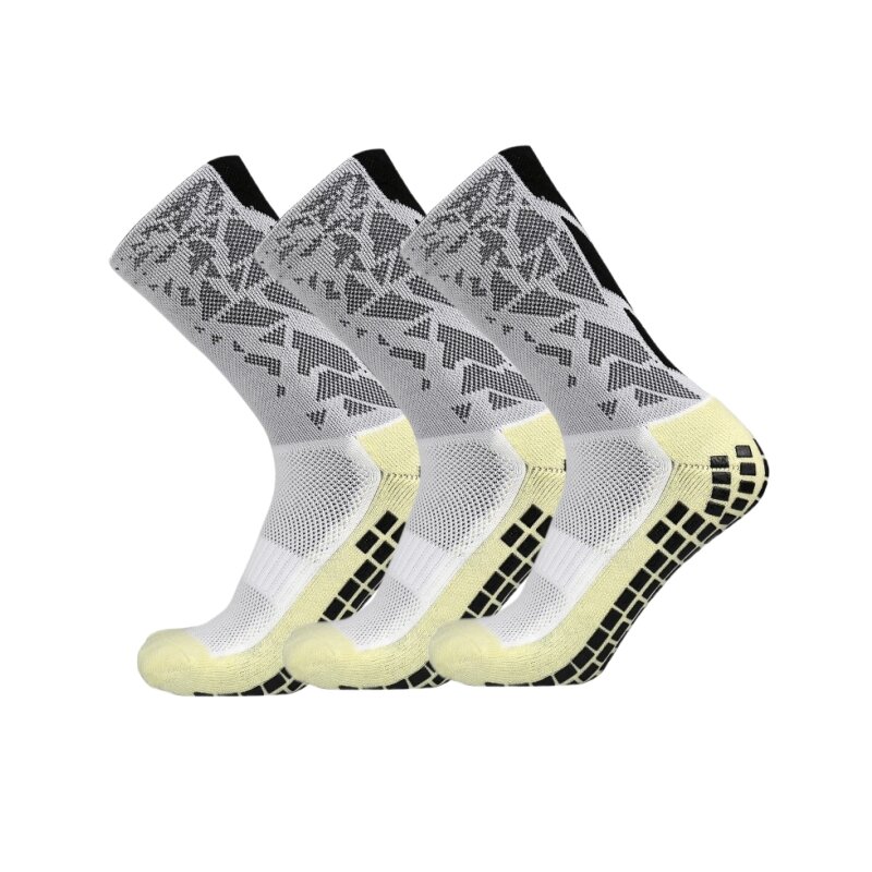 Anti-Slip Sports Socks, enviado a partir do mesmo dia, 3 pares de algodão no mesmo dia, alta qualidade