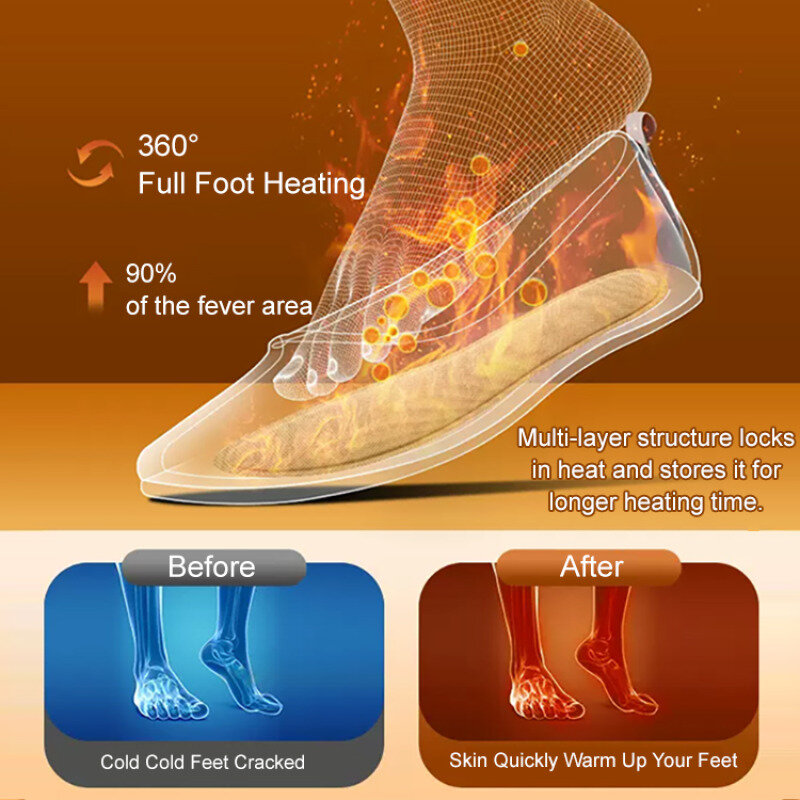 Selfheating insoles for women winter warm baby heating pads