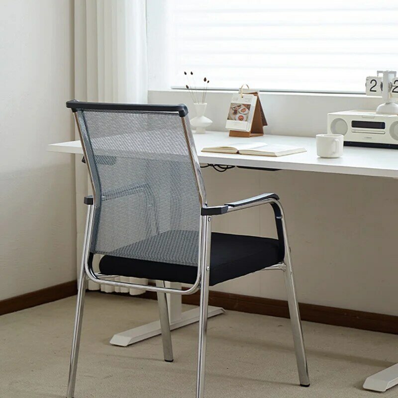 Silla de oficina de diseño de piso, sillón de altura de espera, sillas de conferencia de acento, muebles de oficina resistentes a Poltrona OK50YY
