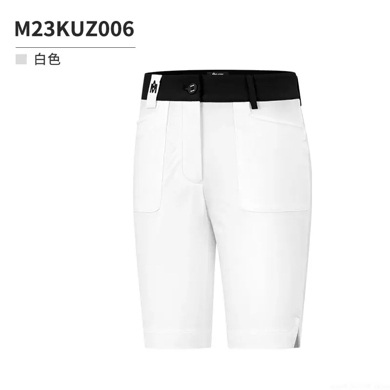 Брюки для гольфа PGM женские дышащие Спортивные шорты Повседневная одежда для гольфа с разрезом на подоле для женщин M23KUZ006