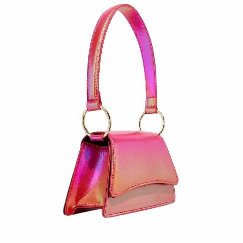 Flamn moda PU skórzany pasek na ramię małe kwadratowe torby dla kobiet torebki codzienne damskie torby pod pachami jednolity kolor kopertówka