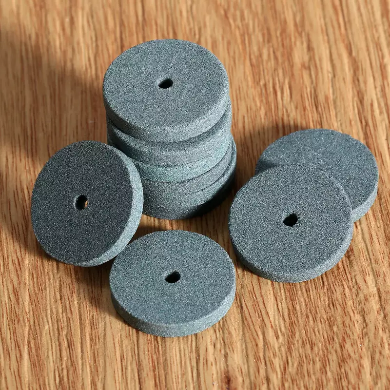10Pcs 20mm Diamond Mini Drill Grinding Buffing Wheel Polishing Pad Abrasive Disc for Dremel Accessories Rotary Tool Green
